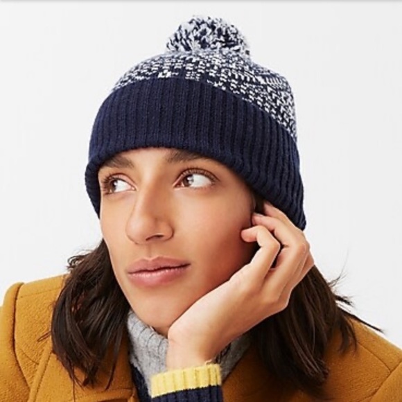 J. Crew Fair Isle beanie